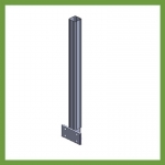 Wall Mounting Post - Vertical