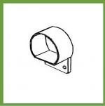 Round Balustrade Cast end Flange