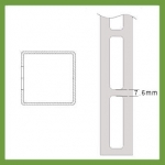 40mm Slotted Square - 7.6mm spacing