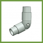 Adjustable Hand Rail Elbow