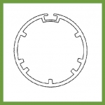 45mm Roller Tube Heavy Duty