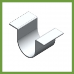 Knee Rail Saddle Bracket