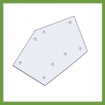 Stair Stringer Splice Plate