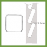50mm Slotted Centre Square